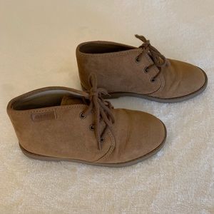 Old Navy boy brown desert lace up boot 11 Toddler